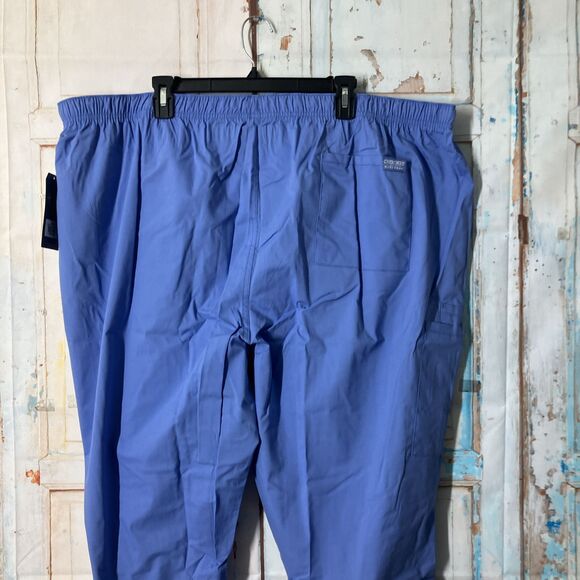 Cherokee Unisex Scrub Suit Blue Pants and Top Size 4XL WW644 NWT - Picture 15 of 16